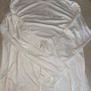 Columbia Men's Off-White Long Sleeve Tee